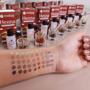 Pó de henna para design de sobrancelhas com fixador - Makiaj