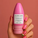 Hidratante facial de melancia Glow Love 60g Max Love - com ácido hialurônico, niacinamida e vitamina E