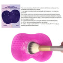 Tapete de Limpeza de Silicone para Maquiagem Ferramenta para Lavar Pincéis Pincéis de Sombra e Base Limpos