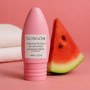 Hidratante facial de melancia Glow Love 60g Max Love - com ácido hialurônico, niacinamida e vitamina E