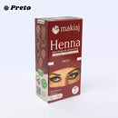 Pó de henna para design de sobrancelhas com fixador - Makiaj