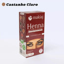 Pó de henna para design de sobrancelhas com fixador - Makiaj