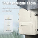 Mochila de viagem feminina, mochila multifuncional masculina reforçada, impermeável e expansível para notebook.