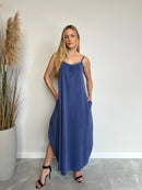 Vestido Long Strut Deza