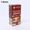 Pó de henna para design de sobrancelhas com fixador - Makiaj