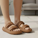 Chinelo Papete Gugi Slide Macio Duas Tiras Ajustáveis Unissex Leve 5400-GG