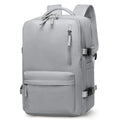 Mochila de viagem feminina, mochila multifuncional masculina reforçada, impermeável e expansível para notebook.
