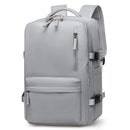 Mochila de viagem feminina, mochila multifuncional masculina reforçada, impermeável e expansível para notebook.