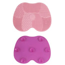 Tapete de Limpeza de Silicone para Maquiagem Ferramenta para Lavar Pincéis Pincéis de Sombra e Base Limpos