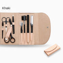 Kit de cuidados com sobrancelhas 8 peças com modelador de sobrancelhas, lápis de sobrancelha e pinça para mulheres e homens, conjunto completo