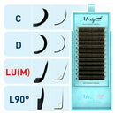 Brasil MedyLashes YY Cílios C/D/LU/M Preto/Marrom Volume Extensão de Cílios 3D/4D/5D/6D/7D/8D Cílios em forma de W para atacado