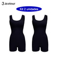 Kit 2 Macacão Esportivo Academy Yoga Levanta Bumbum