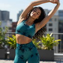 Conjunto de Yoga Feminino Respirável e Macio, composto por Calça Regata e Shorts (Conjunto de 2 Peças)