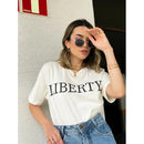 Blusa feminina de verão casual, lisa, de cor sólida, com manga curta, em algodão