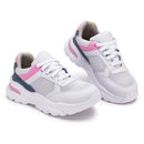 Tênis esportivo feminino GuGi Cloe, leve e confortável para caminhadas diárias, em camurça, modelo 621-GG.