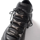 Tênis plataforma feminino/masculino estilo punk heavy metal russo para aumentar a altura (modelo Daddy Shoes).