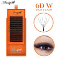 Brasil MedyLashes YY Cílios C/D/LU/M Preto/Marrom Volume Extensão de Cílios 3D/4D/5D/6D/7D/8D Cílios em forma de W para atacado