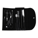 Kit de cuidados com sobrancelhas 8 peças com modelador de sobrancelhas, lápis de sobrancelha e pinça para mulheres e homens, conjunto completo
