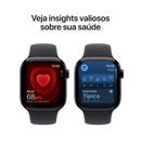 Apple Watch Series 11 GPS Caixa Preta Alumínio Brilhante 42mm Pulseira Esportiva Preta M/G