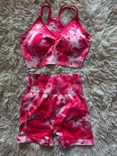 Conjunto de Yoga Feminino Respirável e Macio, composto por Calça Regata e Shorts (Conjunto de 2 Peças)