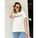 Blusa feminina de verão casual, lisa, de cor sólida, com manga curta, em algodão