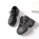 Tênis plataforma feminino/masculino estilo punk heavy metal russo para aumentar a altura (modelo Daddy Shoes).