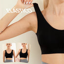 Sutiã Sem Alças Larga 2 Peças Camiseta Esportiva Feminina Roupa Íntima Confortável e Respirável